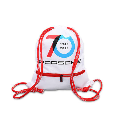 Fashion Style Bolsa de ginástica de poliéster reciclado personalizado para esportes e fitness