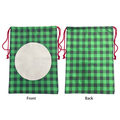 O mais recente Moderno 2024 Bolsa de Presentes de Natal Santa Sacks Saco de Cordas Cor Personalizado