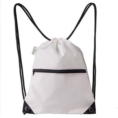 HAJJ Saco de cordas durável Mochila reutilizável para calçados de tênis de poliéster confortáveis