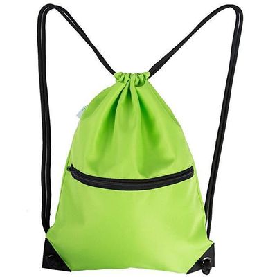 HAJJ Saco de cordas durável Mochila reutilizável para calçados de tênis de poliéster confortáveis