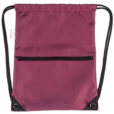 HAJJ Saco de cordas durável Mochila reutilizável para calçados de tênis de poliéster confortáveis