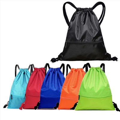 HAJJ Saco de cordas durável Mochila reutilizável para calçados de tênis de poliéster confortáveis