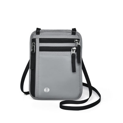 OEM/ODM Customized Logo Safe Nylon Small Neck Travel Bag Para Telefone Móvel E Cartão