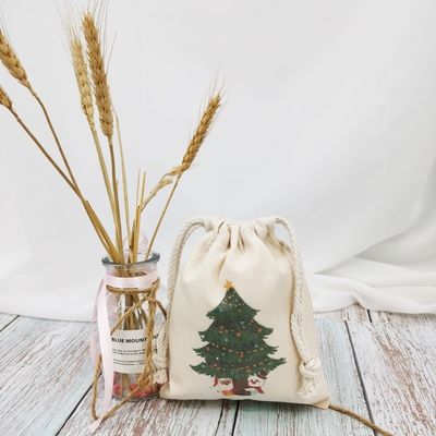 Sublimação Sacos de Papai Noel em branco para decoração de presentes Tamanho médio 30-50cm Aceitável OEM / ODM