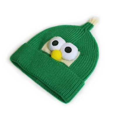 Unisex Inverno desenho animado chapéu de lã de gato irmão tricô chapéu de olho para meninos e meninas tendência