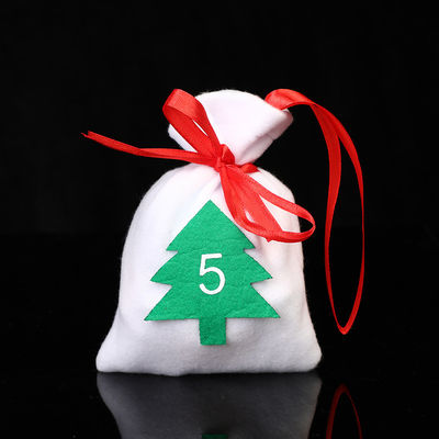 Sacos de cordas de veludo para Natal Sacos de presente de casamento Sacos de joias de tecido de veludo