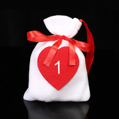 Sacos de cordas de veludo para Natal Sacos de presente de casamento Sacos de joias de tecido de veludo