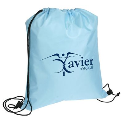 OEM/ODM Aceitação Logotipo personalizado Mochila de poliéster com cordas para viagens e esportes