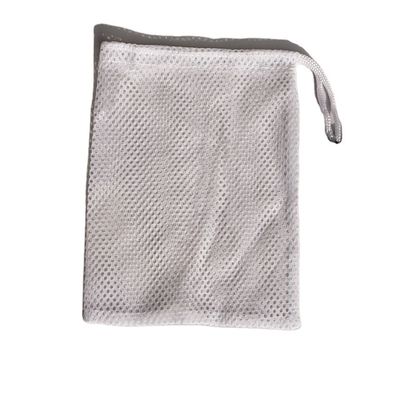 Logotipo personalizado Rede de armazenamento de malha de nylon pequena Saco de bolso de corda para levar óculos de sol