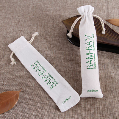 Bolsa de presente de cordel de logotipo personalizado para a vida diária Bolsa de linho de lona ecologicamente impressa Embalagem