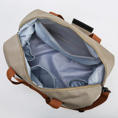 Logotipo personalizado aceito Sport Gym Travel Duffle Bag Waterproof Canvas Polyester Bags