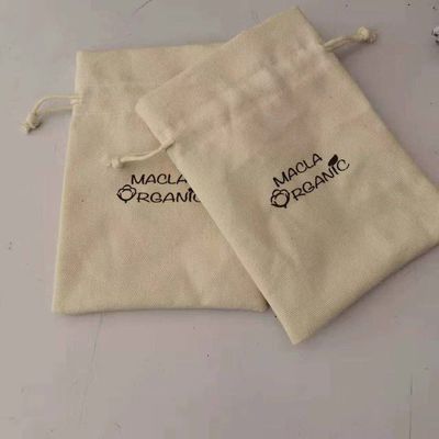 Vida Diária Impressão Personalizada Sacos de Corda de Algodão Saco de Pó de Tela com Logotipo Personalizado