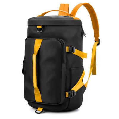 Logotipo personalizado Imprimir Mochila de viagem grande unisex para caminhadas Esportes ao ar livre Carry On Bag
