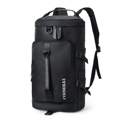 Logotipo personalizado Imprimir Mochila de viagem grande unisex para caminhadas Esportes ao ar livre Carry On Bag