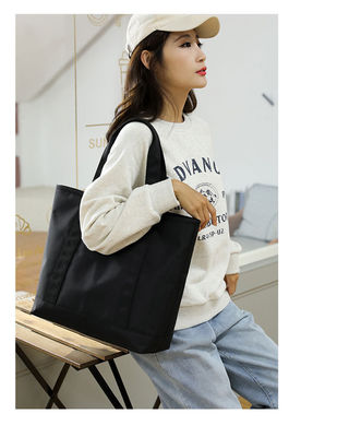 Saco de algodão com bolso e fechadura