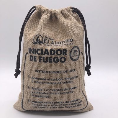 Saco de algodão personalizado com desenho animado e logotipo personalizado