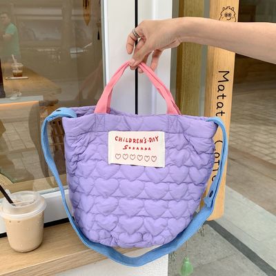 Saco de Tote Puffer de Camuflagem Leve para Mulheres Cor Personalizada e OEM / ODM Aceito