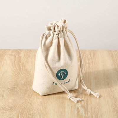 Bolsa de desenho animado de tela de corda dupla para presentes ecológicos personalizados