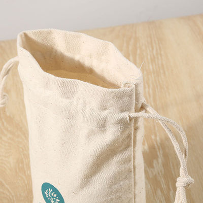 Bolsa de desenho animado de tela de corda dupla para presentes ecológicos personalizados