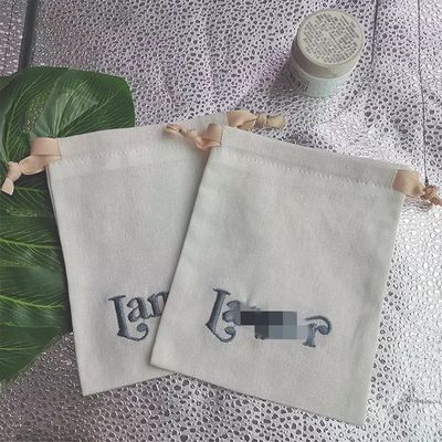 Saco de cordas de juto de linho perfeito para jóias e armazenamento digital reutilizável