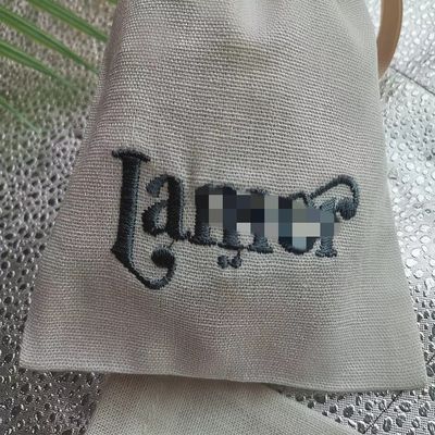 Saco de cordas de juto de linho perfeito para jóias e armazenamento digital reutilizável