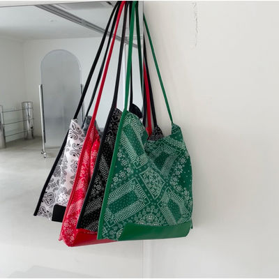 Abre fechamento viagens e estilo étnico de saída senhoras bolsa de compras de impressão Paisley