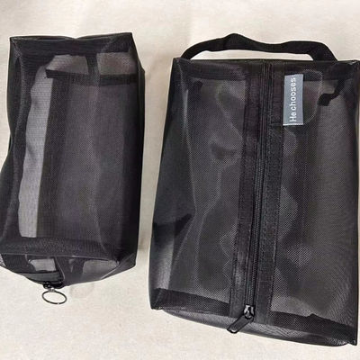 Saco cosmético de malha mais recente para meninas e mulheres armazenamento de viagens profissional aceito OEM/ODM