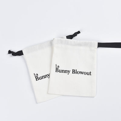 Saco de cordas de algodão com logotipo personalizado para armazenamento fácil de óculos e produtos digitais