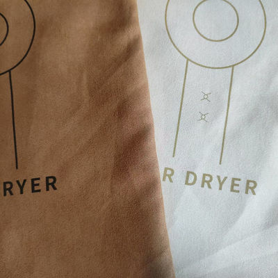 Logotipo personalizado Imprimir Saco de cordas de camarão para proteger o secador de cabelo do hotel da poeira
