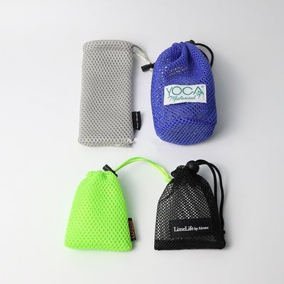 Bolsa de cordas de tração de baixo redondo de cor personalizada para armazenamento de fones de ouvido e cabo de dados