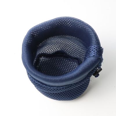Bolsa de cordas de tração de baixo redondo de cor personalizada para armazenamento de fones de ouvido e cabo de dados