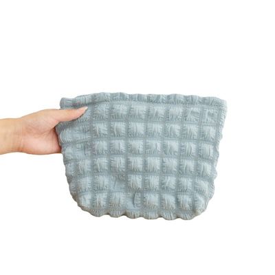 OEM/ODM aceitável bolsa cosmética de malha fofa fofa para bolsas de higiene de viagem de mini tela