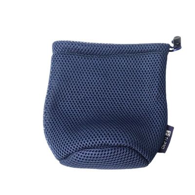 Bolsa de cordas de tração de baixo redondo de cor personalizada para armazenamento de fones de ouvido e cabo de dados
