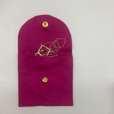Suede personalizado Bijuterias ecológicas Bolsa de joias Embalagens Tipo de exibição