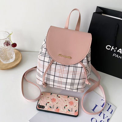 Mochila mini multifuncional para adolescentes Estilo elegante e fecho com fecho de fecho