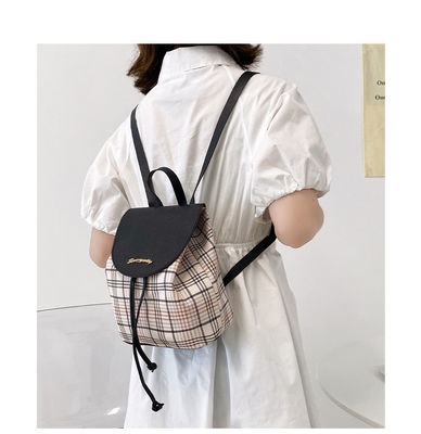 Mochila mini multifuncional para adolescentes Estilo elegante e fecho com fecho de fecho