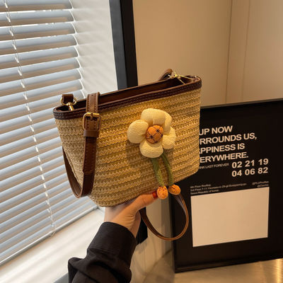 Promoção Férias de Verão Moda Mulheres Daisy Balde Bolsa de Ombro com Logotipo Personalizado