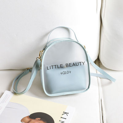 Gênero Mulheres Limpa Mochila Pequena Impermeável Aceitável para Personalização