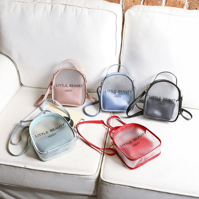 Gênero Mulheres Limpa Mochila Pequena Impermeável Aceitável para Personalização
