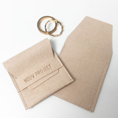 Saco de jóias de veludo dobrado pequeno A solução perfeita para embalagens de jóias personalizadas