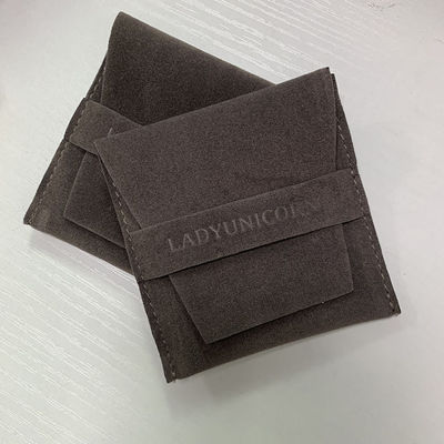 Saco de jóias de veludo dobrado pequeno A solução perfeita para embalagens de jóias personalizadas