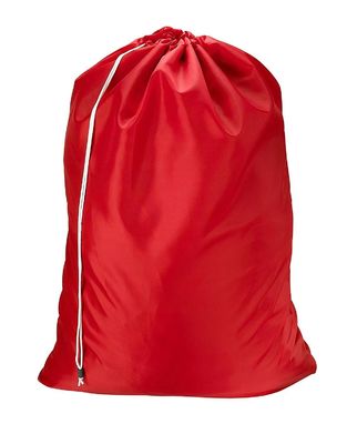 Logotipo personalizado Sacos de roupa de nylon dobráveis Cestas para armazenamento Lavar
