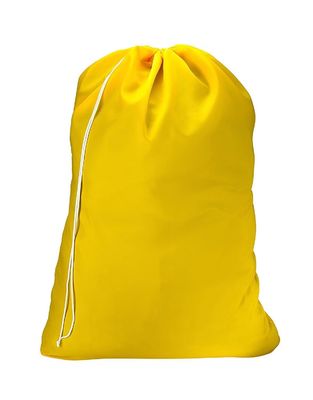 Logotipo personalizado Sacos de roupa de nylon dobráveis Cestas para armazenamento Lavar
