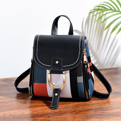 2022 Mochilas de Mulheres Estudantes Moda Mulheres Mochila Pequena com Material Principal PU