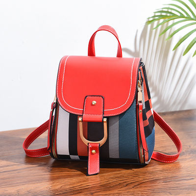 2022 Mochilas de Mulheres Estudantes Moda Mulheres Mochila Pequena com Material Principal PU