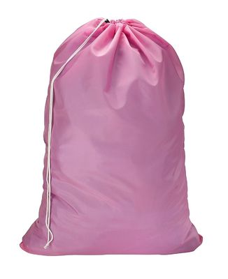 Saco de roupa de nylon de poliéster de cordas coloridas personalizadas para armazenamento em casa e a granel
