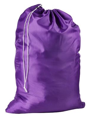 Saco de roupa de nylon de poliéster de cordas coloridas personalizadas para armazenamento em casa e a granel