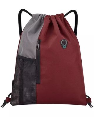 Logotipo personalizado Padrão de algodão de lona de corda traseira Mochila para sapatos de basquete