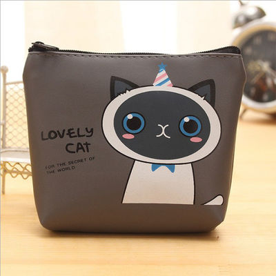 Cores personalizadas Sensor de som à prova d'água Armazenamento de Moedas de Plástico Bolsa para Chave de Gato