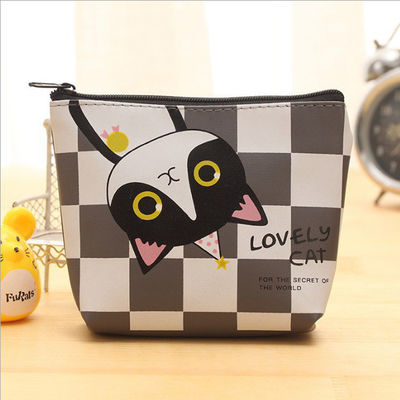 Cores personalizadas Sensor de som à prova d'água Armazenamento de Moedas de Plástico Bolsa para Chave de Gato